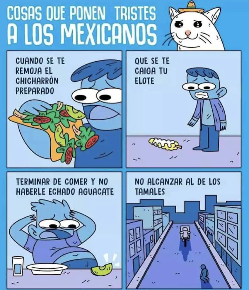 Things that make Mexicans sad meme